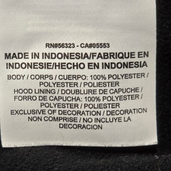 Nike Therma Fit Pullover Hoodie Sweatshirt Black Red Center Swoosh Sweater - Picture 4 of 7